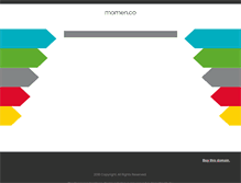 Tablet Screenshot of momen.co